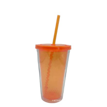 Orignality Simplicity 16oz Straw Cup Manufacturer Direct Sales Low Price Plastic Drink Cup